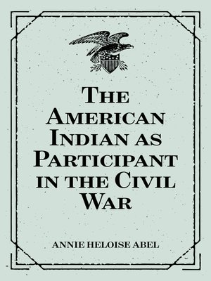 cover image of The American Indian as Participant in the Civil War
